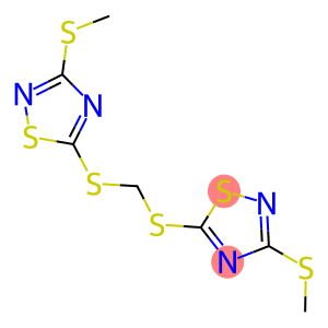 BIS(3-METHYLTHIO-1,2,4-THIADIAZOL-5-YLTHIO)METHANE