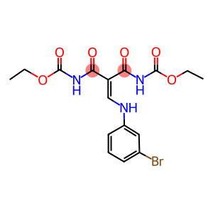 ethyl 3-(3-bromoanilino)-2-{[(ethoxycarbonyl)amino]carbonyl}acryloylcarbamate