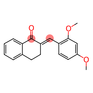 2-(2,4-dimethoxybenzylidene)-3,4-dihydro-1(2H)-naphthalenone