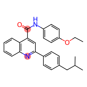 N-(4-ethoxyphenyl)-2-(4-isobutylphenyl)-4-quinolinecarboxamide