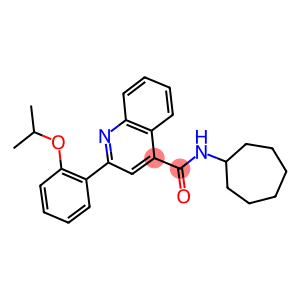 N-cycloheptyl-2-(2-isopropoxyphenyl)quinoline-4-carboxamide