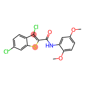 3,6-dichloro-N-(2,5-dimethoxyphenyl)-1-benzothiophene-2-carboxamide