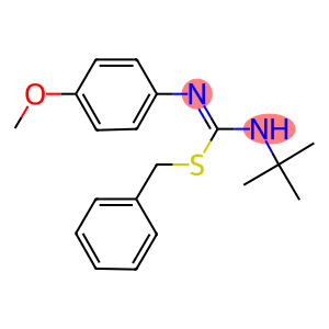 benzyl N-(tert-butyl)-N'-(4-methoxyphenyl)imidothiocarbamate