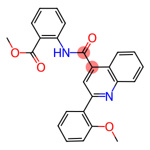 methyl 2-({[2-(2-methoxyphenyl)-4-quinolinyl]carbonyl}amino)benzoate