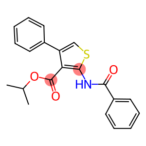 isopropyl 2-(benzoylamino)-4-phenyl-3-thiophenecarboxylate