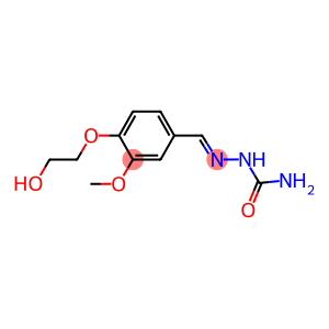 4-(2-hydroxyethoxy)-3-methoxybenzaldehyde semicarbazone