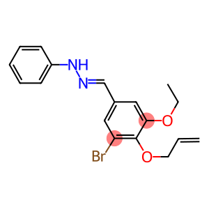 4-(allyloxy)-3-bromo-5-ethoxybenzaldehyde phenylhydrazone