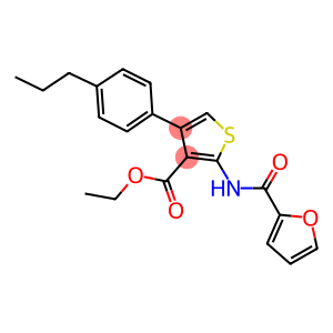 ethyl 2-(2-furoylamino)-4-(4-propylphenyl)thiophene-3-carboxylate