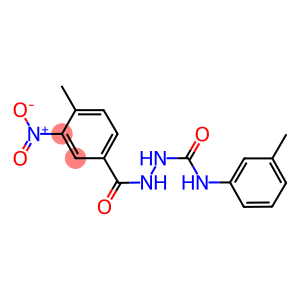 2-{3-nitro-4-methylbenzoyl}-N-(3-methylphenyl)hydrazinecarboxamide