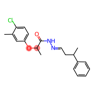 2-(4-chloro-3-methylphenoxy)-N'-(3-phenylbutylidene)propanohydrazide