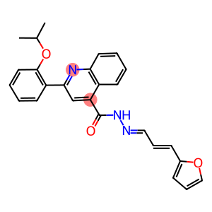 N'-[3-(2-furyl)-2-propenylidene]-2-(2-isopropoxyphenyl)-4-quinolinecarbohydrazide