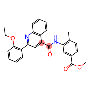 methyl 3-({[2-(2-ethoxyphenyl)-4-quinolinyl]carbonyl}amino)-4-methylbenzoate