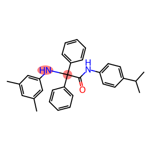 2-(3,5-dimethylanilino)-N-(4-isopropylphenyl)-2,2-diphenylacetamide