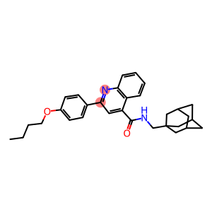 N-(1-adamantylmethyl)-2-(4-butoxyphenyl)-4-quinolinecarboxamide