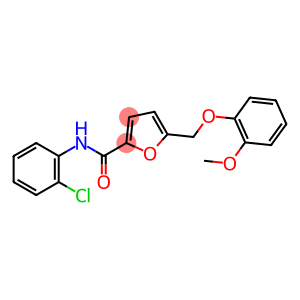 2-Furancarboxamide, N-(2-chlorophenyl)-5-[(2-methoxyphenoxy)methyl]-