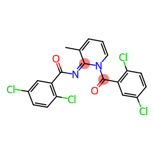 2,5-dichloro-N-(1-(2,5-dichlorobenzoyl)-3-methyl-2(1H)-pyridinylidene)benzamide