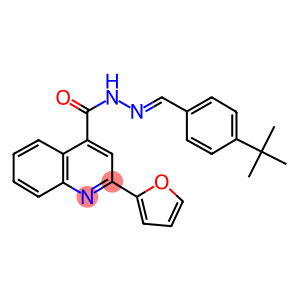 N'-(4-tert-butylbenzylidene)-2-(2-furyl)-4-quinolinecarbohydrazide