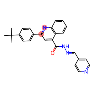 2-(4-tert-butylphenyl)-N'-(4-pyridinylmethylene)-4-quinolinecarbohydrazide