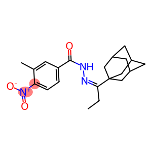 N'-[1-(1-adamantyl)propylidene]-4-nitro-3-methylbenzohydrazide