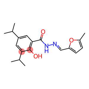 2-hydroxy-3,5-diisopropyl-N'-[(5-methyl-2-furyl)methylene]benzohydrazide