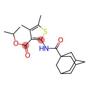 isopropyl 2-[(1-adamantylcarbonyl)amino]-4,5-dimethyl-3-thiophenecarboxylate