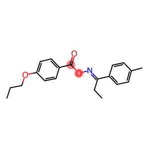 1-(4-methylphenyl)-1-propanone O-(4-propoxybenzoyl)oxime