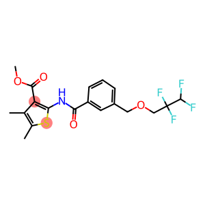 methyl 4,5-dimethyl-2-({3-[(2,2,3,3-tetrafluoropropoxy)methyl]benzoyl}amino)-3-thiophenecarboxylate