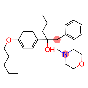 5-methyl-1-(4-morpholinyl)-3-[4-(pentyloxy)phenyl]-2-phenyl-3-hexanol