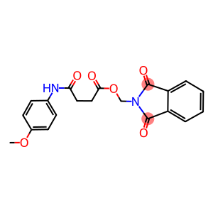 (1,3-dioxo-1,3-dihydro-2H-isoindol-2-yl)methyl 4-(4-methoxyanilino)-4-oxobutanoate