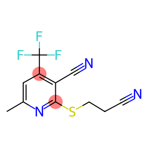 2-[(2-cyanoethyl)sulfanyl]-6-methyl-4-(trifluoromethyl)nicotinonitrile