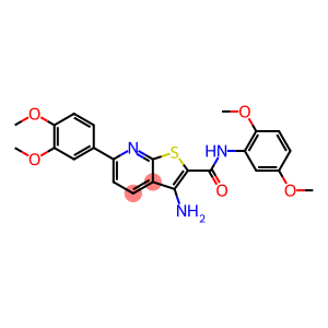 3-amino-N-(2,5-dimethoxyphenyl)-6-(3,4-dimethoxyphenyl)thieno[2,3-b]pyridine-2-carboxamide