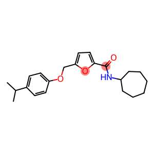 N-cycloheptyl-5-[(4-isopropylphenoxy)methyl]-2-furamide