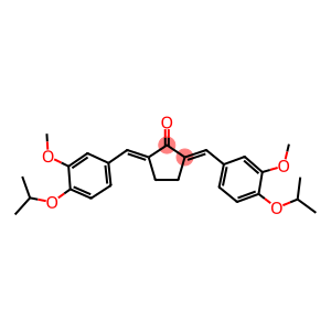 2,5-bis(4-isopropoxy-3-methoxybenzylidene)cyclopentanone