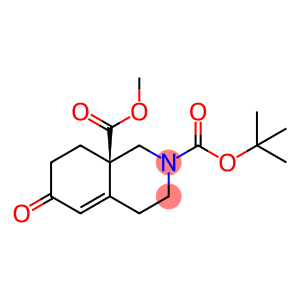 (R)-2-tert-butyl 8a-methyl 6-oxo-3,4,6,7,8,8a-hexahydroisoquinoline-2,8a(1H)-dicarboxylate