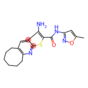 3-amino-N-(5-methyl-3-isoxazolyl)-5,6,7,8,9,10-hexahydrocycloocta[b]thieno[3,2-e]pyridine-2-carboxamide