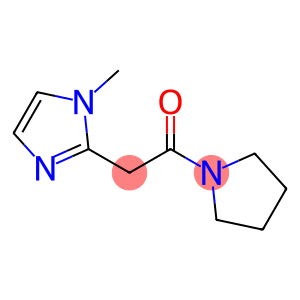 Pyrrolidine, 1-[(1-methyl-1H-imidazol-2-yl)acetyl]- (9CI)