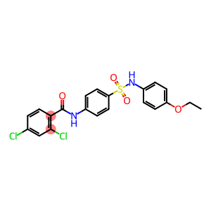 Benzamide, 2,4-dichloro-N-[4-[[(4-ethoxyphenyl)amino]sulfonyl]phenyl]-