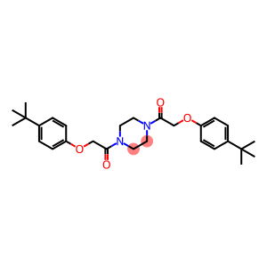 Piperazine, 1,4-bis[[4-(1,1-dimethylethyl)phenoxy]acetyl]- (9CI)