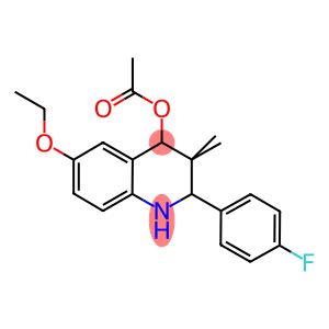 6-ethoxy-2-(4-fluorophenyl)-3,3-dimethyl-1,2,3,4-tetrahydroquinolin-4-yl acetate