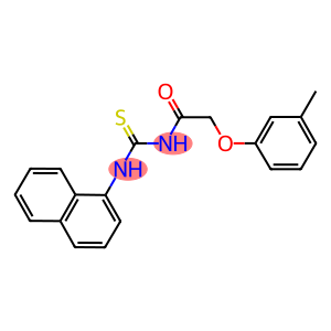 N-[(3-methylphenoxy)acetyl]-N'-(1-naphthyl)thiourea