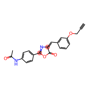 N-(4-{5-oxo-4-[3-(2-propynyloxy)benzylidene]-4,5-dihydro-1,3-oxazol-2-yl}phenyl)acetamide