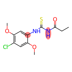 N-(4-chloro-2,5-dimethoxyphenyl)-N'-propionylthiourea