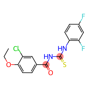 N-(3-chloro-4-ethoxybenzoyl)-N'-(2,4-difluorophenyl)thiourea