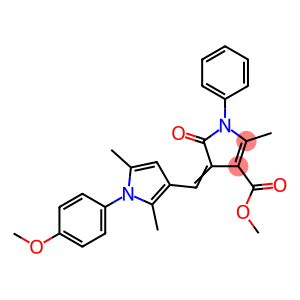 methyl 4-{[1-(4-methoxyphenyl)-2,5-dimethyl-1H-pyrrol-3-yl]methylene}-2-methyl-5-oxo-1-phenyl-4,5-dihydro-1H-pyrrole-3-carboxylate