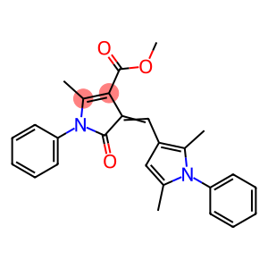 methyl 4-[(2,5-dimethyl-1-phenyl-1H-pyrrol-3-yl)methylene]-2-methyl-5-oxo-1-phenyl-4,5-dihydro-1H-pyrrole-3-carboxylate