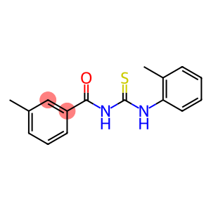 N-(3-methylbenzoyl)-N'-(2-methylphenyl)thiourea