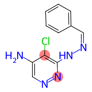 benzaldehyde (5-amino-4-chloro-3-pyridazinyl)hydrazone