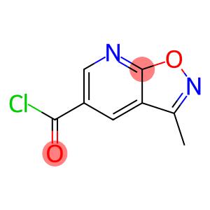 Isoxazolo[5,4-b]pyridine-5-carbonyl chloride, 3-methyl- (9CI)