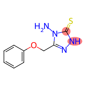 2,4-dihydro-4-amino-5-(phenoxymethyl)-3h-1,2,4-triazole-3-thione