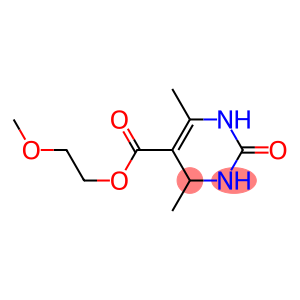 5-Pyrimidinecarboxylicacid,1,2,3,4-tetrahydro-4,6-dimethyl-2-oxo-,2-methoxyethylester(9CI)